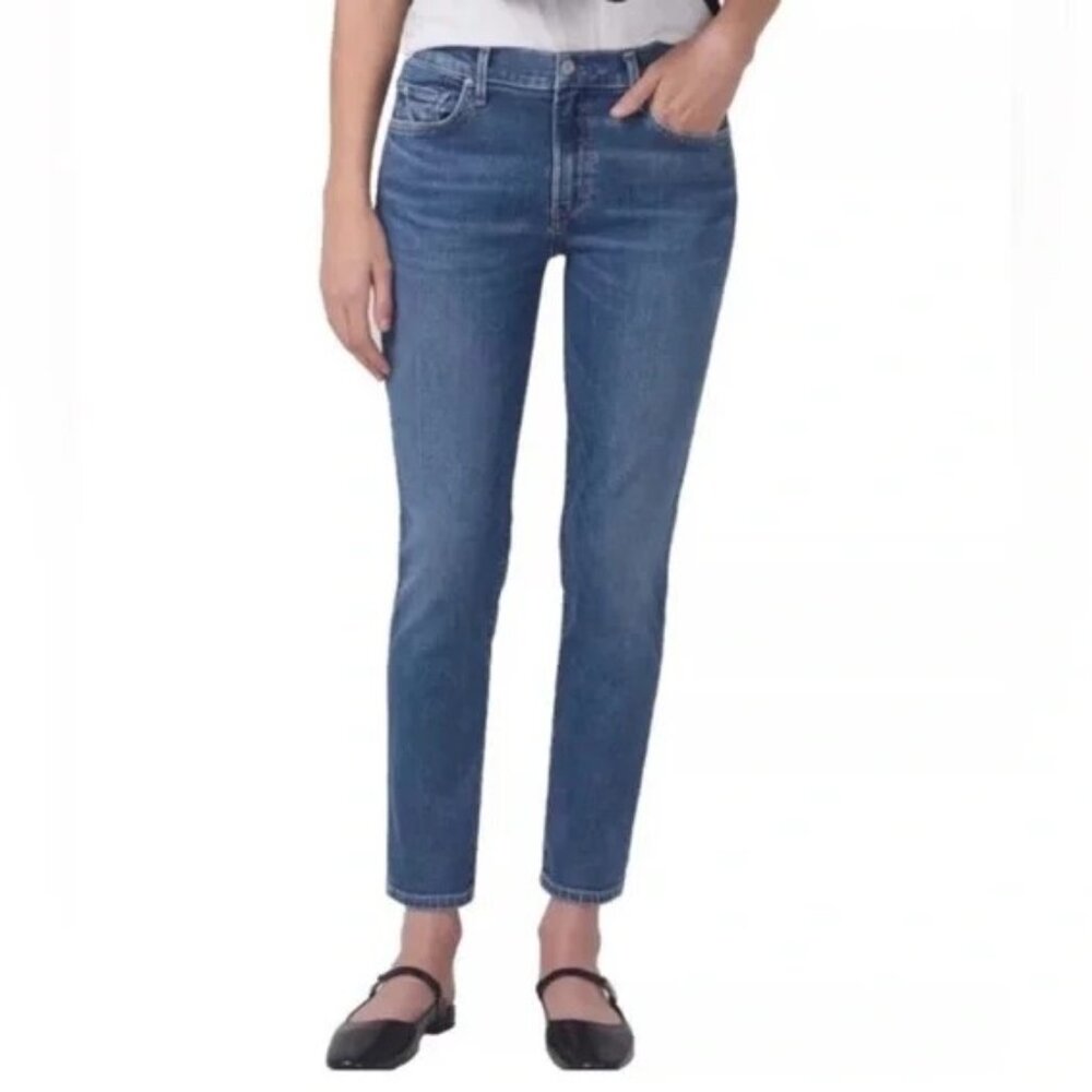 NWOT CITIZENS OF HUMANITY Premium Vintage ELLA Mid Rise Slim Leg Crop Jeans 30